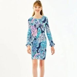 Lilly Pulitzer Vibrant Blue and Pink Kids Dress